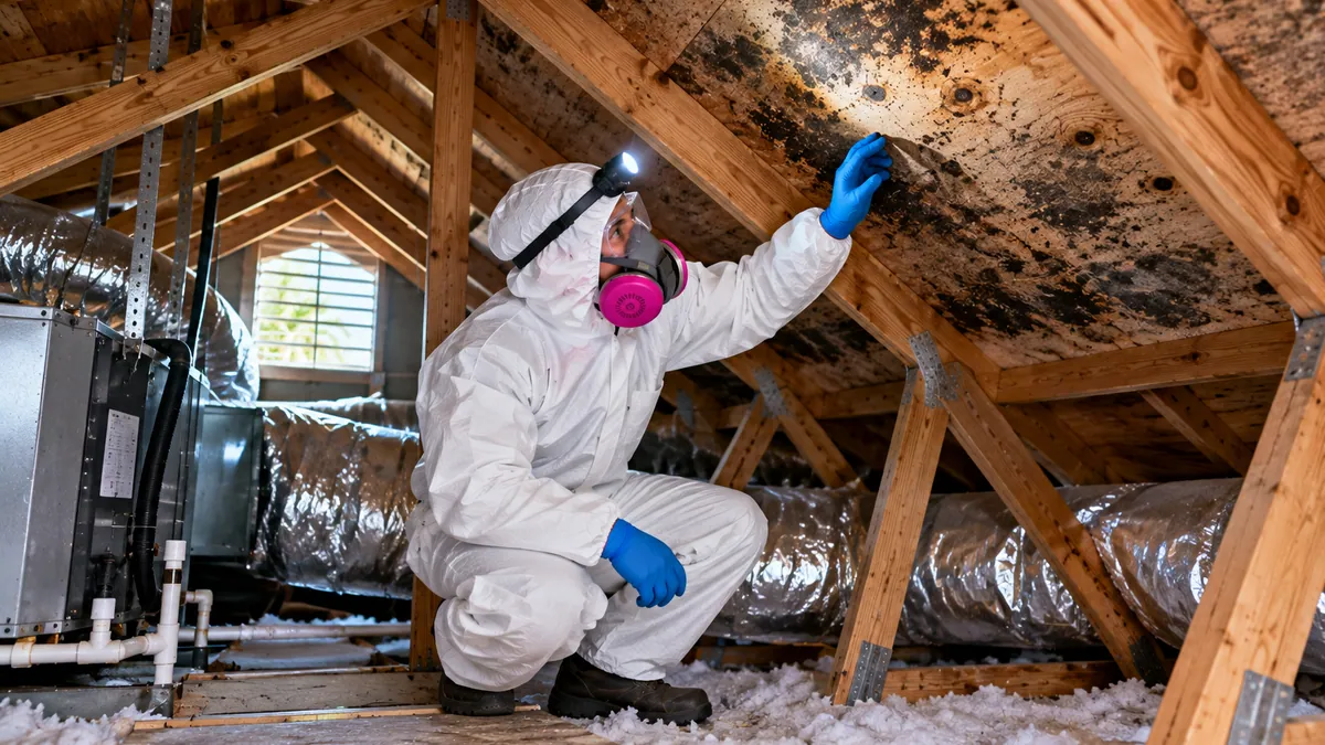 Attic Mold Removal in West Palm Beach