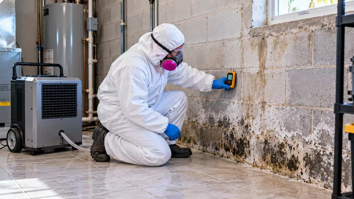 Basement Mold Removal in West Palm Beach