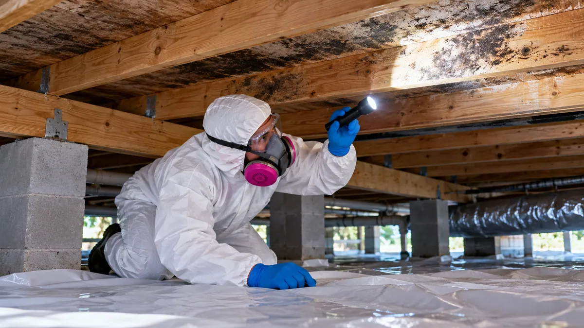 Crawl Space Mold Removal in West Palm Beach