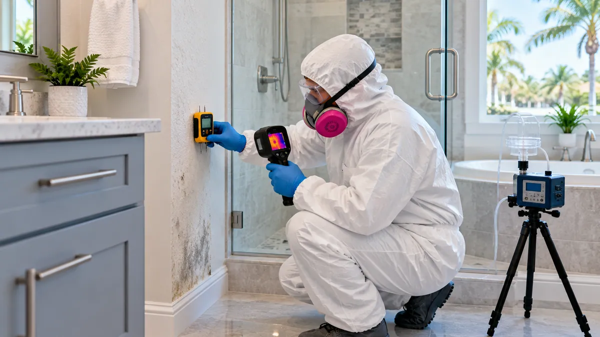 Mold Inspection and Testing in West Palm Beach